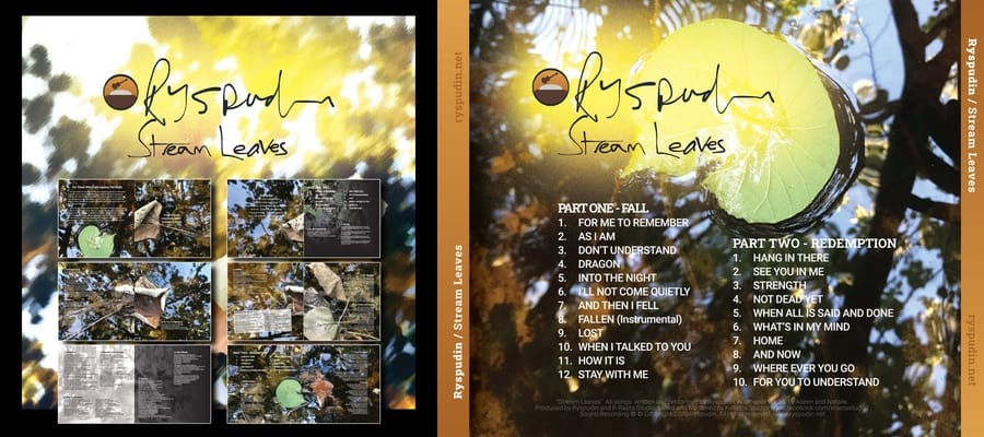 Ryspudin - CD Insert / CD Jewel Case Insert / CD Booklet - Printing